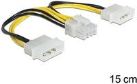 DELOCK 83410, Delock Stromkabel - 8-poliges EPS12V (W) bis interne Stromversorgung,