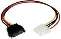 StarTech.com 30cm SATA auf Molex LP4 Stromadapter - Bu/St - Serial ATA zu 4pin