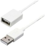 StarTech.com 3m USB 2.0 Verl&auml;ngerungskabel A auf A - Stecker/Buchse - Wei&szlig; -...