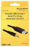 Delock Converter USB 2.0 > Serial-TTL 3.5 mm stereo jack (5 V)