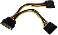StarTech.com SATA Y-Stromkabel Power Cable Splitter S-ATA Powerkabel (15pin)