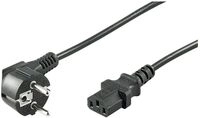 Goobay Stromkabel - power CEE 7/7 (M) gewinkelt zu power IEC 60320 C13 gerade