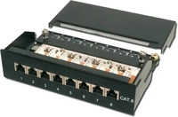 DIGITUS DN-91608SD, DIGITUS Desktop CAT 6, Klasse E Patch Panel, geschirmt
