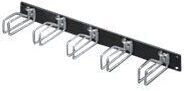 Rittal DK - Kabelf&uuml;hrungsplatte f&uuml;r Schaltschrank - RAL 9005 - 1U - 48.3 cm (19")