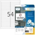 HERMA Abl&ouml;sbare Beschriftungsstreifen A4 96x10 mm wei&szlig; Movables/abl&ouml;sbar Papier