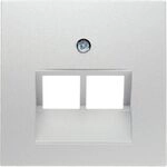 Berker ZENTRALST.UAE-ANSCHL.2-F. PWS / BERKER 14098989 GL&Auml;NZEND S1 14098989