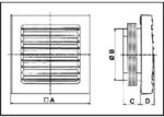 Maico SCHUTZGITT.F.SERIE AWB/ECA100 / MAICO SG 100 150X150 M0059.1054