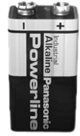 PANASONIC 6LR61AD/B, Panasonic Powerline 6LR61AD/B - Batterie 198 x 9V