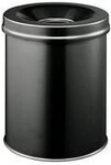 Durable 3305-01 - 15 l - Rund - Stahl - Schwarz - Aluminium - 26 cm