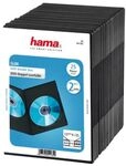 Hama DVD-Doppel-Leerh&uuml;lle Slim, 25er-Pack, Schwarz