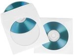 Hama CD-/DVD-Papierh&uuml;llen, 50er-Pack, Wei&szlig;