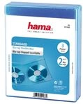 Hama Blu-ray-Doppel-Leerh&uuml;lle Standard, 3er-Pack, Blau