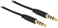 Delock Headset-Kabel - 4-poliger Mini-Stecker (M)