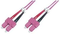 DIGITUS LWL Multimode Patchkabel, OM4, SC / SC