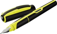 Pelikan F&uuml;ller Style f&uuml;r Rechts- und Linksh&auml;nder, Neon Gelb, Feder M