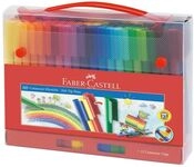 FABER-CASTELL CONNECTOR - Filzstift - nicht dauerhaft - leuchtende Farben, sortiert -