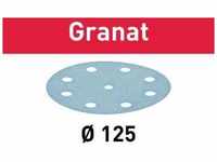 FESTOOL 497173, Festool STF D125/8 P240 GR/100 Granat Schleifscheibe