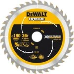 DEWALT Kreiss&auml;geblatt XR Extrem Runtime HM &oslash; 190 x 1,38 x 30mm Z&auml;hne 36 (WZ/FZ)
