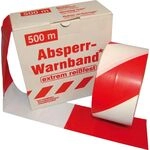 Foltec Gerhard Fink GmbH Absperrband rot/wei&szlig; B= 80mm L=500m St&auml;rke 30&micro;