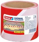 Tesa 58137 - Rot - Wei&szlig; - Polyethylen - 100 m - 80 mm