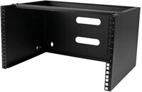 StarTech.com Halterung f&uuml;r Patchpanel, 6U Rack f&uuml;r Wandmontage, Befestigung f&uuml;r