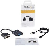 StarTech.com DVI-D auf VGA Aktives Video Adapter/ Konverter Kabel - DVI zu VGA