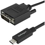 StarTech.com USB-C to DVI Cable - 6 ft / 2m - 1080p - 1920x1200 - USB-C DVI Monitor