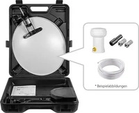 MEGASAT 1500080, Megasat Campingkoffer mit LNB und Kabel