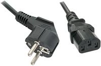 Lindy Stromkabel - CEE 7/7 (M) gewinkelt bis IEC 60320 C13