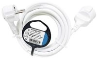 Kopp Verl&auml;ngerung mit Flachstecker, H05VV-F3G1,5mm&sup2;, 3m