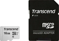 TRANSCEND TS16GUSD300S-A, Transcend 300S - Flash-Speicherkarte (Adapter inbegriffen)