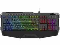 SHARKOON T250974, Sharkoon Skiller SGK4, Schwarz Gaming Tastatur, USB, RGB, Rubber