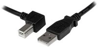 StarTech.com 2m USB 2.0 A auf B Kabel links gewinkelt - St/St - USB Druckerkabel -