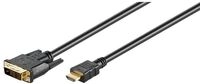 Goobay Adapterkabel - Single Link - HDMI m&auml;nnlich