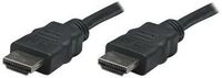 Manhattan HDMI Cable, 1080p@60Hz (High Speed), 7.5m, Male to Male, Black, Fully