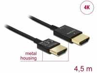 DELOCK 84775, Delock Slim Premium - HDMI mit Ethernetkabel - HDMI (M)
