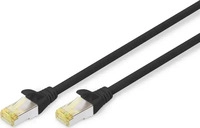DIGITUS DK-1644-A-010/BL, DIGITUS CAT 6A S/FTP Patchkabel CAT6a 1m schwarz