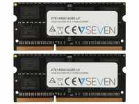 V7 SEVEN V7K1490016GBS-LV, V7 SEVEN V7 DDR3 - Kit - 16 GB: 2 x 8 GB - SO DIMM 204-PIN