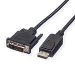 ROLINE DisplayPort Kabel DP ST - DVI ST, schwarz, 2 m