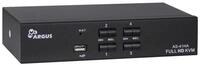INTER-TECH 88887242, Inter-Tech Argus KVM AS-41HA - KVM-/Audio-Switch - 4 x KVM/Audio
