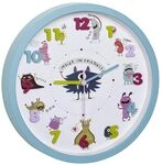 TFA Kinder-Wanduhr LITTLE MONSTERS