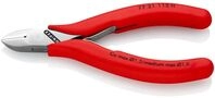 KNIPEX Elektronik-Seitenschneider mit durchgestecktem Gelenk mit rutschhemmenden