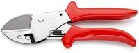 KNIPEX Amboss-Schere mit Kunststoff-H&uuml;llen verchromt 200 mm