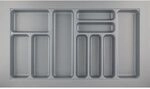 HETTICH OrgaTray 440 Besteckeinsatz T 441 - 520/Nennbreite 900 mm Silber