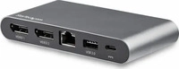STARTECH DK30C2DAGPD, StarTech.com USB C Dock, 4K Dual Monitor DisplayPort, Mini