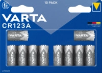 VARTA LITHIUM Cylindrical CR123A Megablister 10 Lithium-Batterie