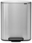 Brabantia Bo Treteimer, 60L - Matt Steel Fingerprint Proof Tretm&uuml;lleimer