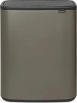 BRABANTIA 221521, Brabantia Bo Touch Bin, 2 x 30L - Platinum M&uuml;lleimer