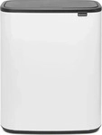 BRABANTIA 221408, Brabantia Bo Touch Bin, 2 x 30L - White M&uuml;lleimer
