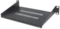 Intellinet 10" Cantilever Shelf, 1U, 150mm Depth, Vented, Max 45kg, Black,...